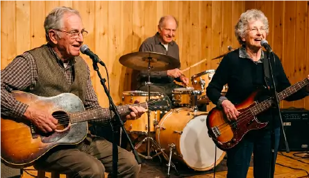 People playing instruments